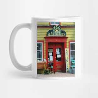 Frenchtown NJ - Antique Shop with Two Chairs Mug